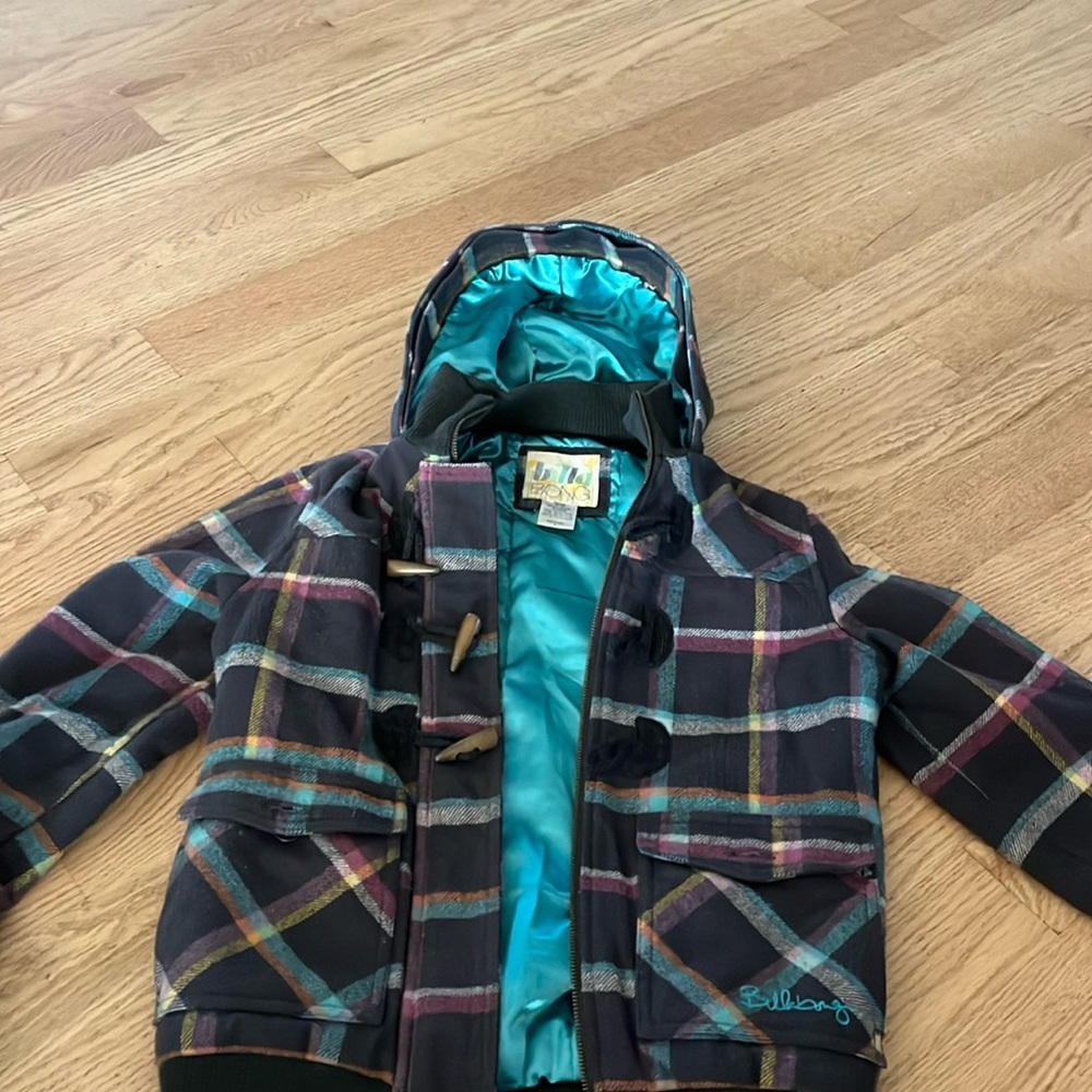 Plaid Billabong coat
